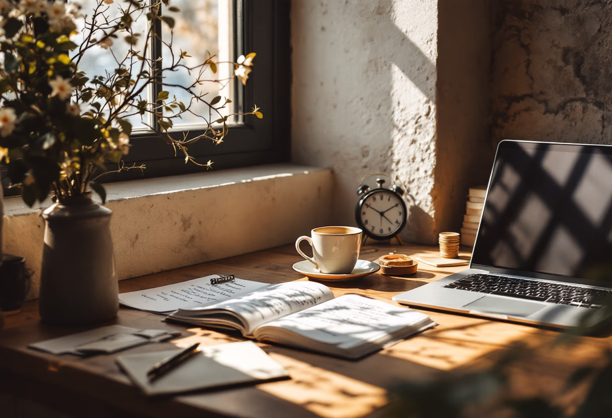 image of writing process